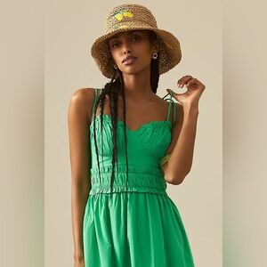 Anthropologie Corset Midi Dress